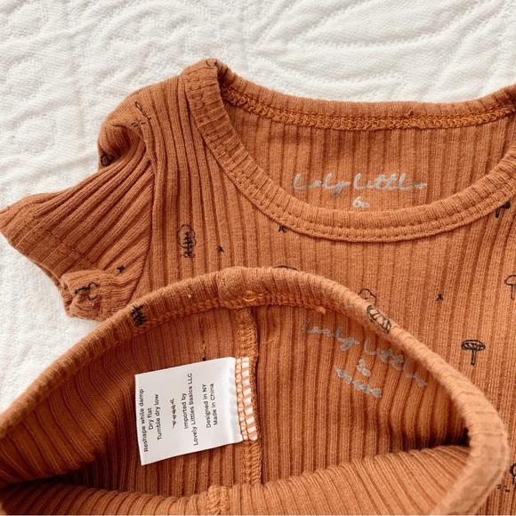 Lovely Littles Ribbed Tee & Leggings‎ Playset, Mushroom - Picture 3 of 3